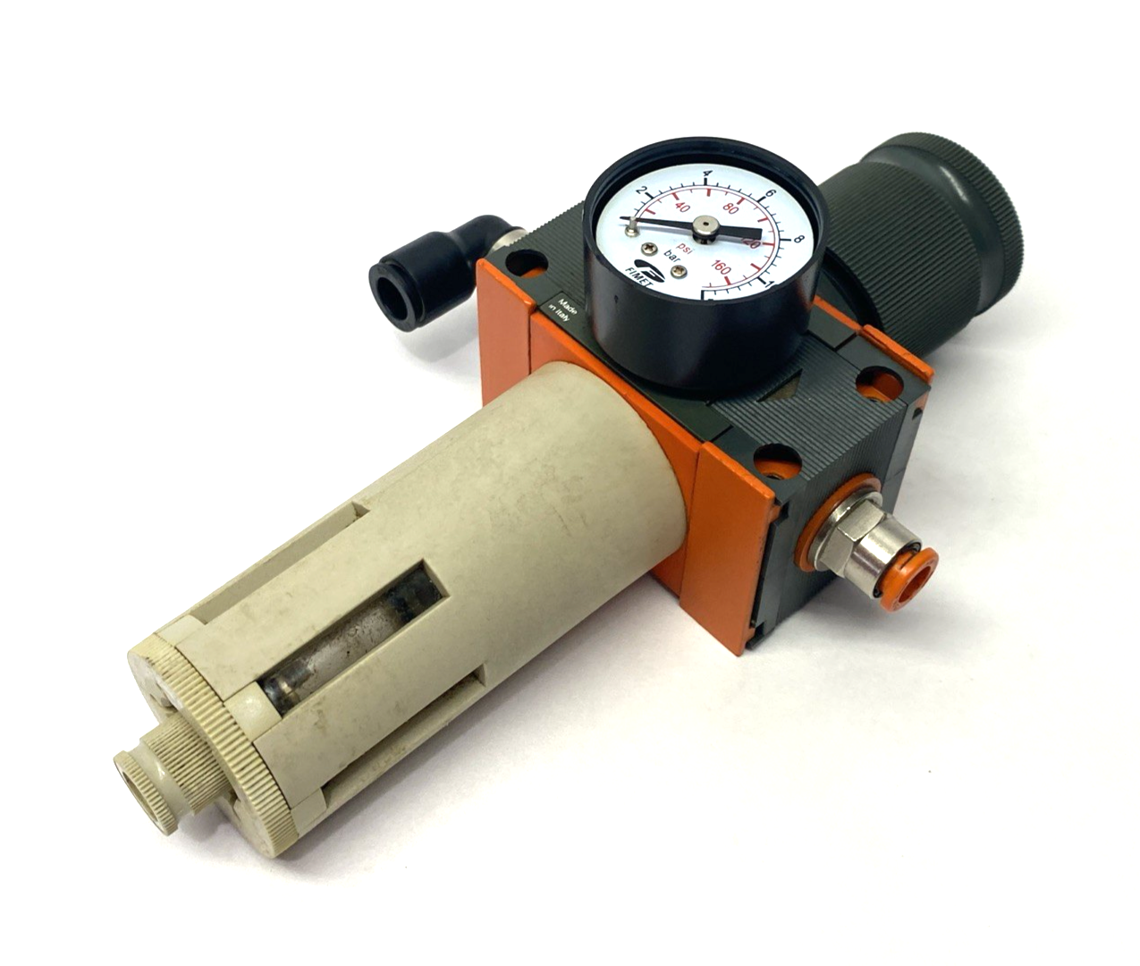 Metal Work FR 100 20 Skillair Filter Regulator Module w/ Gauge NO FACE COVER - Maverick Industrial Sales