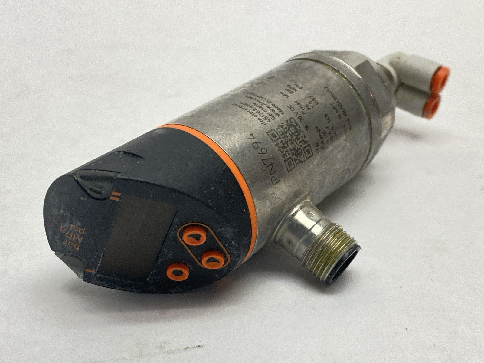 PN-010-REN14-QFRKG/US/ /V | ifm PN7694 Pressure Sensor With Display - For parts or not working - Maverick Industrial Sales