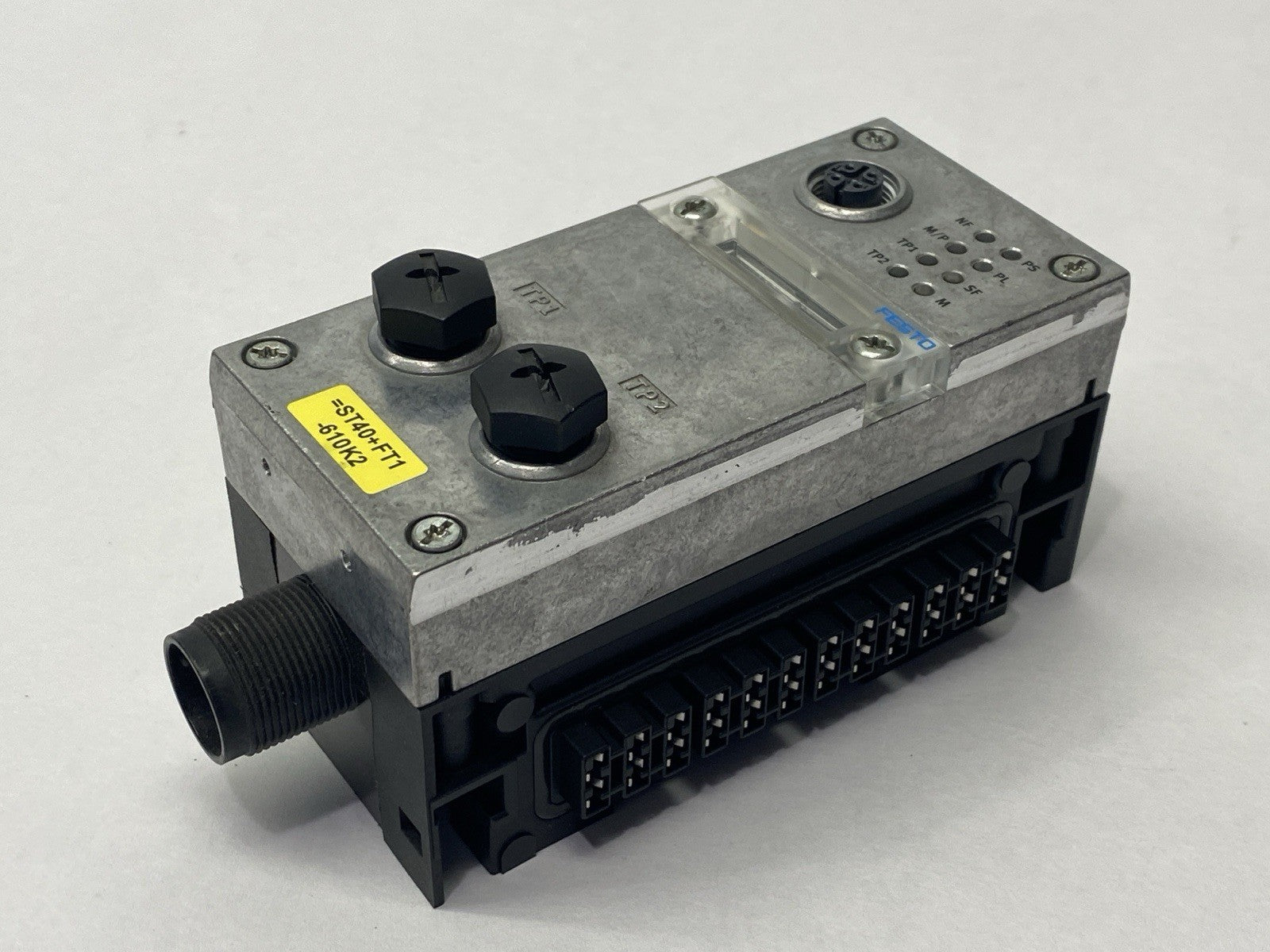 Festo CPX-FB33 Bus Node 548755 w/ CPX-GE-EV-S Interlinking Block 195746 - Used - Maverick Industrial Sales