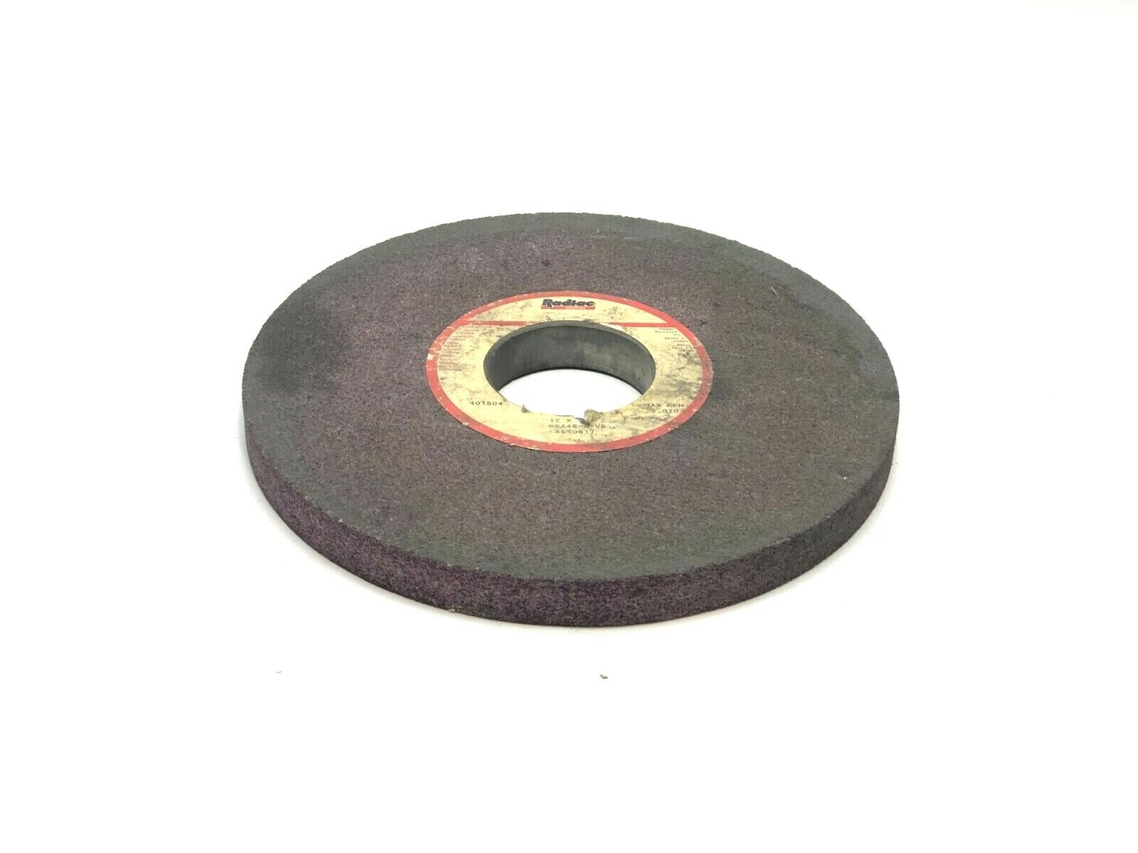 WRA46-H-V8 | Radiac Grinding Wheel 3" Bore 2070 RPM - Used - Maverick Industrial Sales