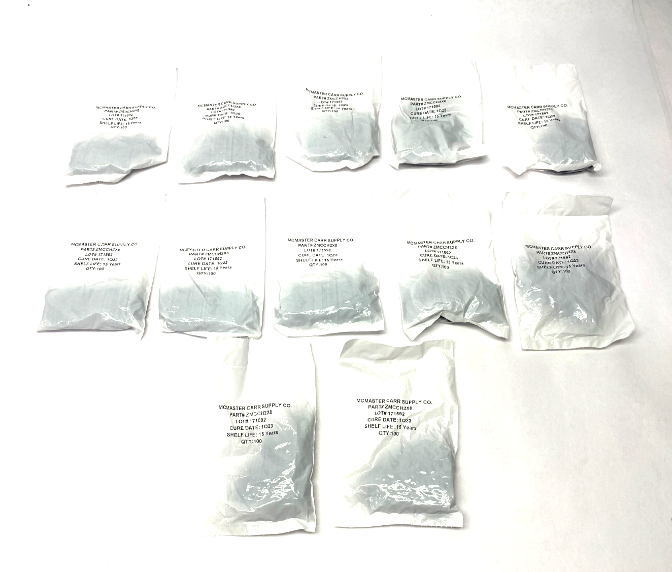 ZMCCH2X8 O-Ring Metric Black Buna-N LOT OF 12 PACKS, 1200 - Maverick Industrial Sales