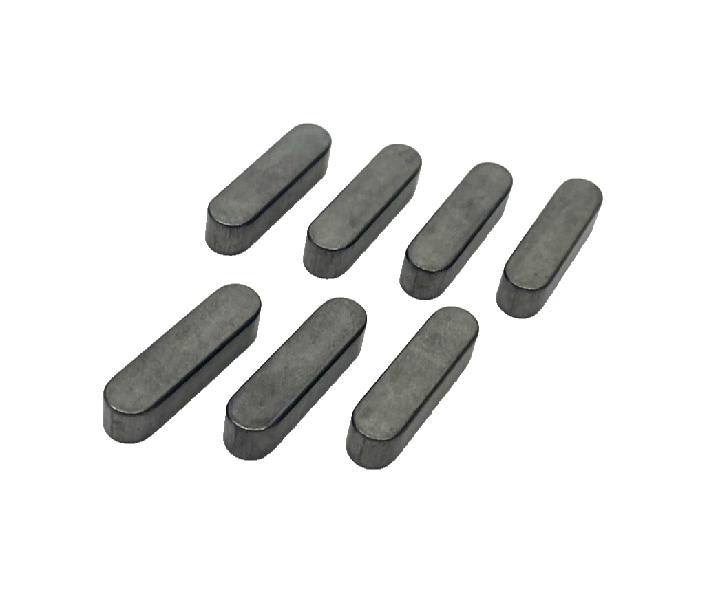 MiSUMi KES8-30 Parallel Key-Way Key 30mm Long x 8mm Wide, Rounded Ends, LOT OF 7 - Maverick Industrial Sales