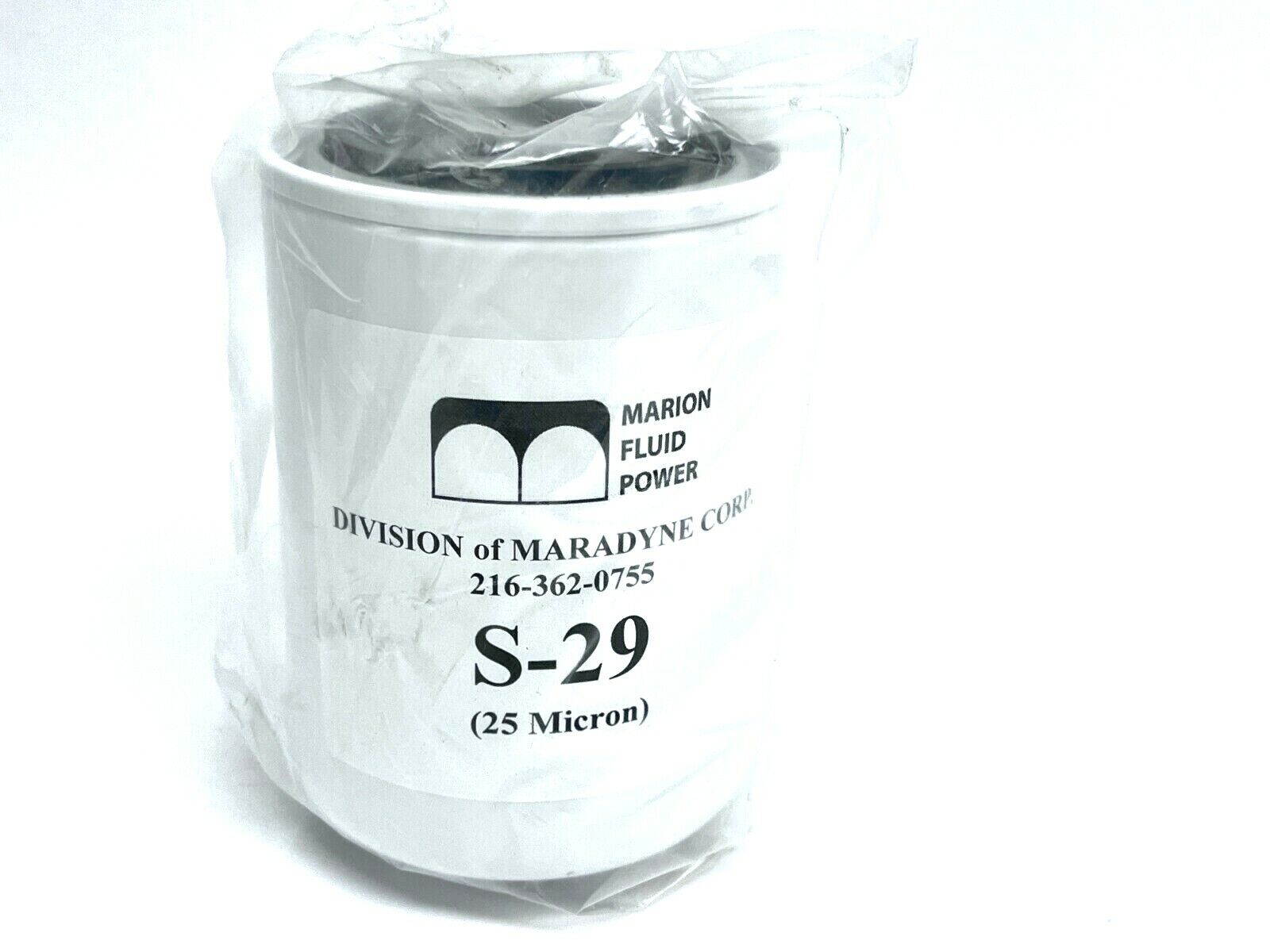 S-29 | Marion Manufacturing Hydraulic 25 Micron Filter - New - Maverick Industrial Sales