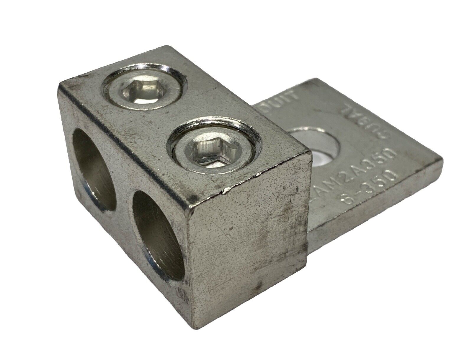 Panduit LAM2A350-12-6Y One-Hole Two Barrel Mechanical Lug Connector 600V - New – Open box - Maverick Industrial Sales