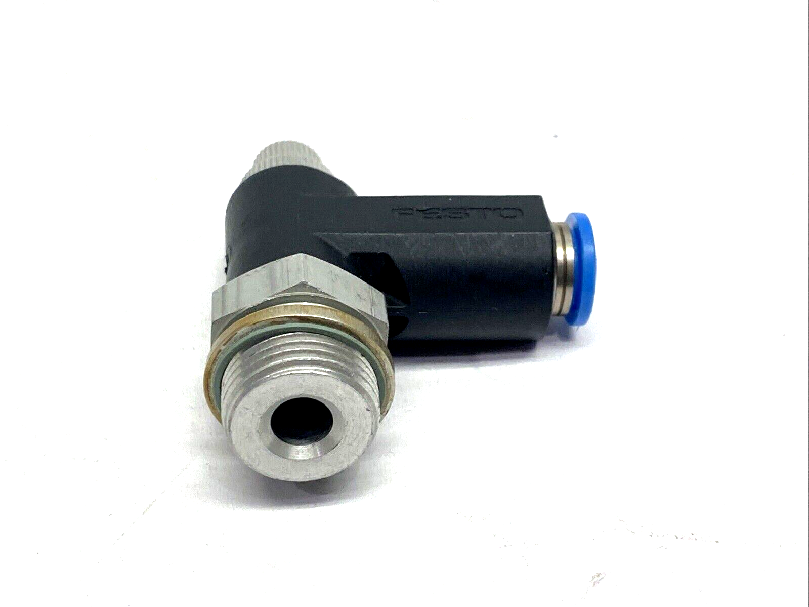 Festo GRLA-3/8-QS-8-RS-B One-Way Flow Control Valve G3/8 8mm Tube O.D. 162970 - Maverick Industrial Sales