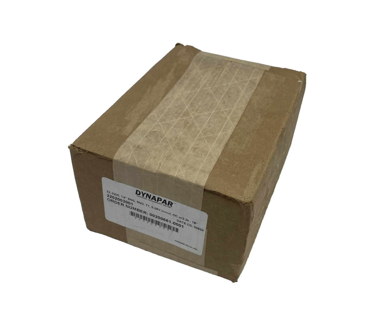 Dynapar 2202003001 Qube22 Series Optical Incremental Encoder 6.35mm Shaft - Maverick Industrial Sales