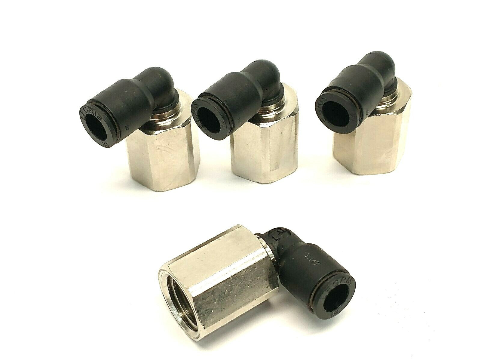 Legris 31920613 LF 3000 Series Pneumatic Swivel Elbow Push-In Fitting LOT OF 4 - Maverick Industrial Sales