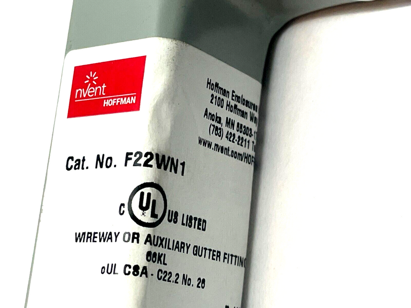 Hoffman F22WN1 Nipple Feed Through Wire-Way 2.50 x 2.50 x 1 - Maverick Industrial Sales