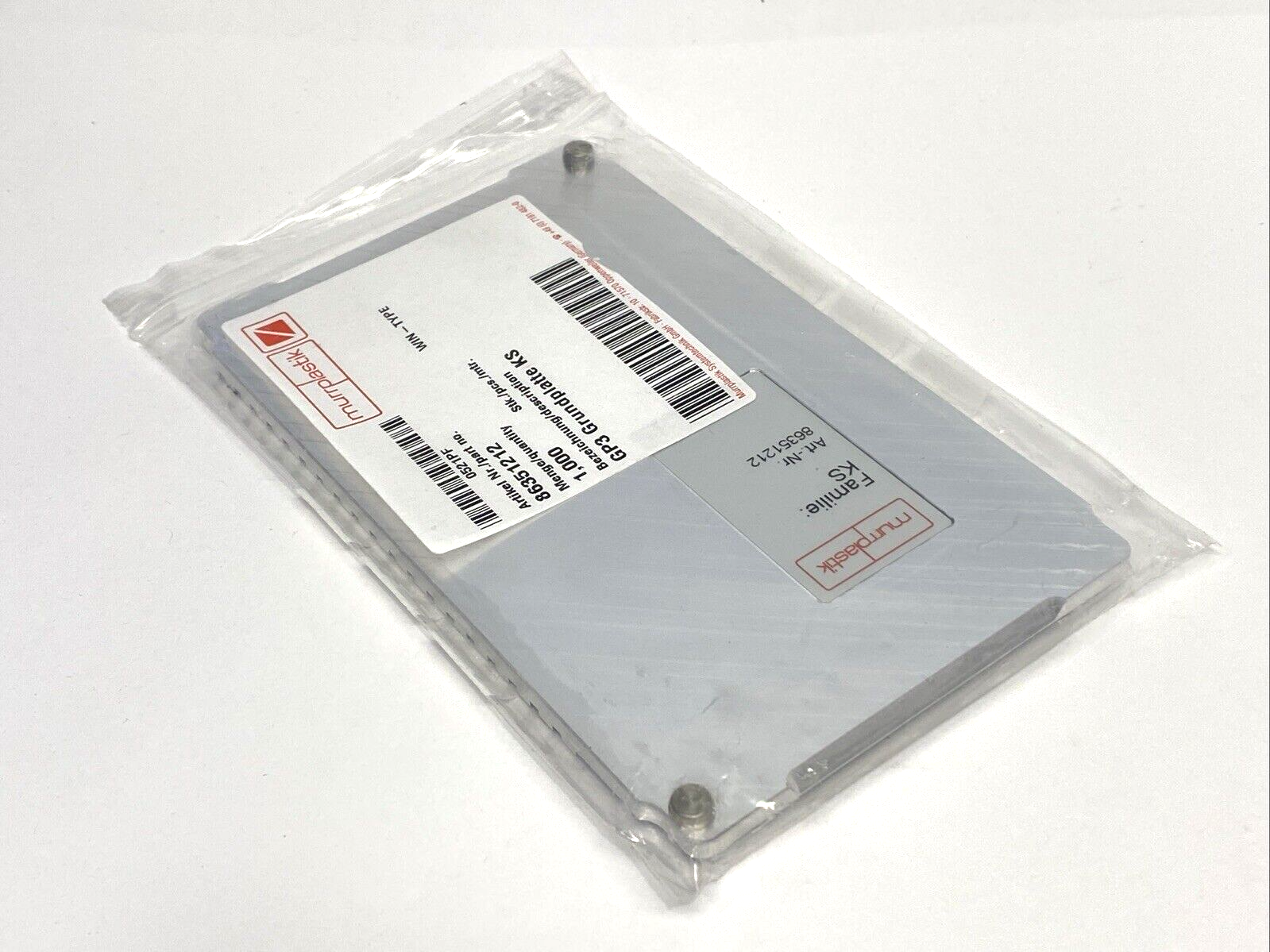 86351212 | Murrplastik Aluminum Base Plate - New - Maverick Industrial Sales