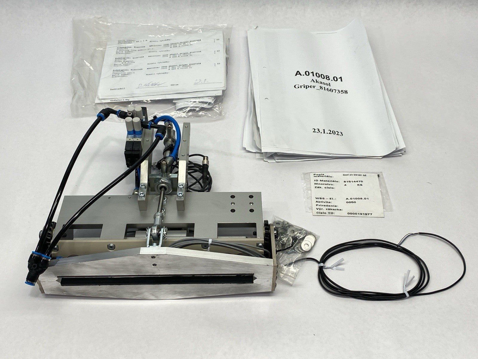 81607358 | Manz Automation Gripper Assembly A.01008.01 - New Other - Maverick Industrial Sales