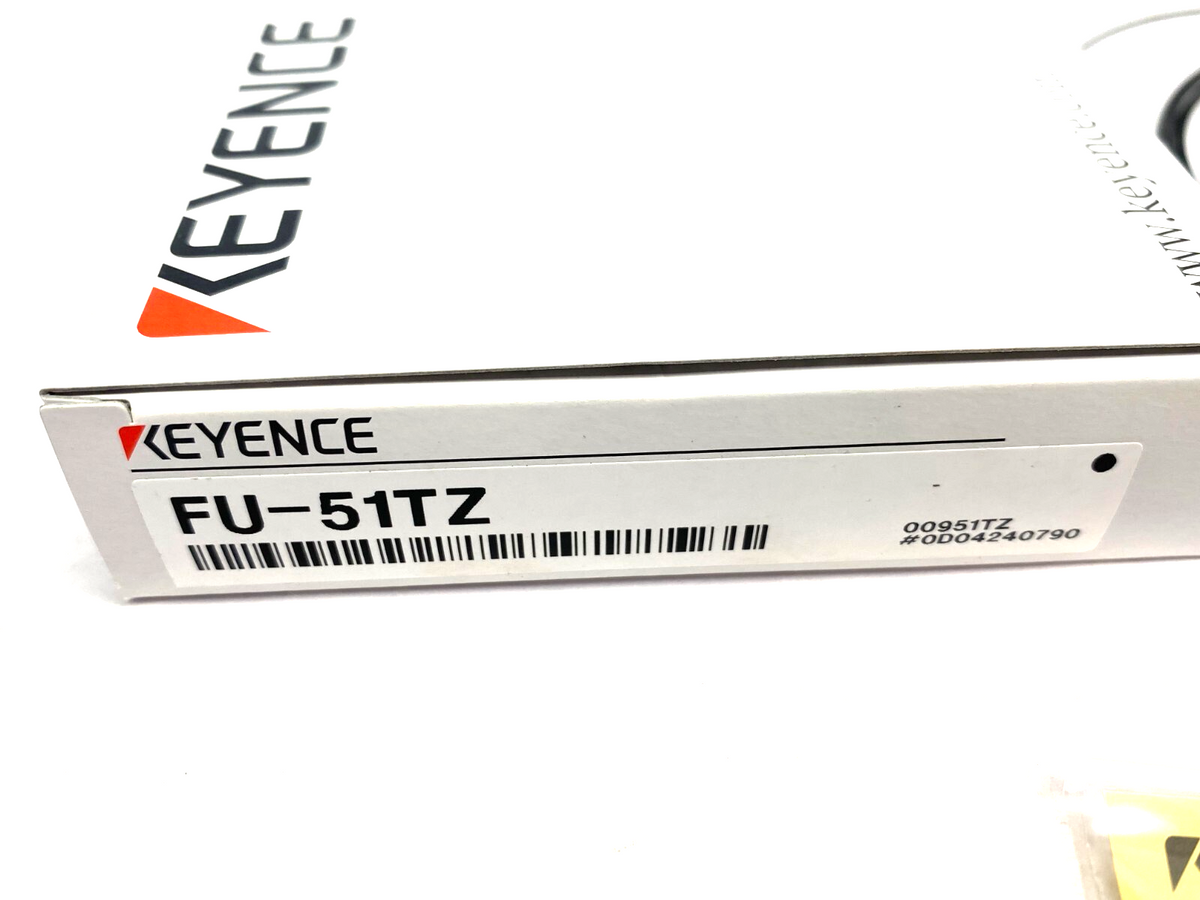 FU-51TZ | Keyence Transmissive Fiber Optic Unit Thru-Beam Type- New – Open box - Maverick Industrial Sales
