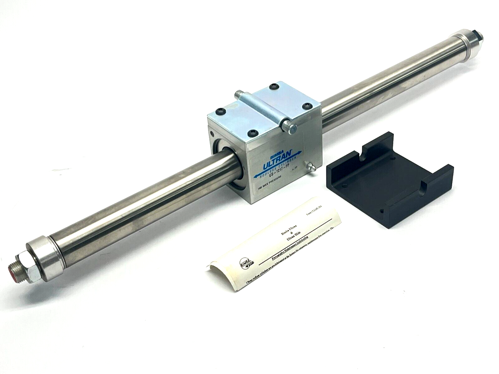 Bimba US-1217-FP Ultran Rodless Cylinder 1-1/4" Bore 17" Stroke - New - Maverick Industrial Sales