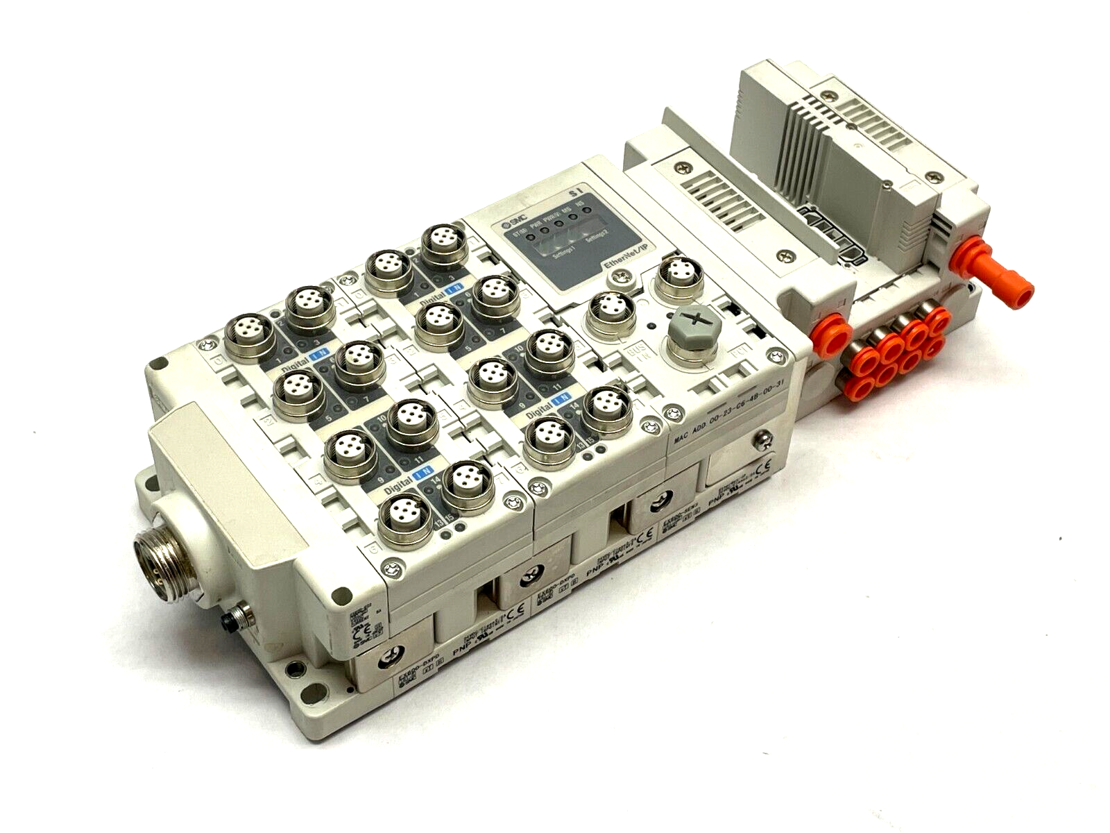 SS5Y3-10S6EB32-03F-N7 | SMC Ethernet IP Manifold Assembly - Used - Maverick Industrial Sales