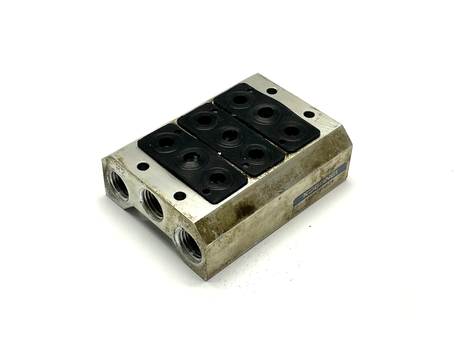 Koganei 180M3F-73W Manifold Assembly w/ Gaskets - Used - Maverick Industrial Sales