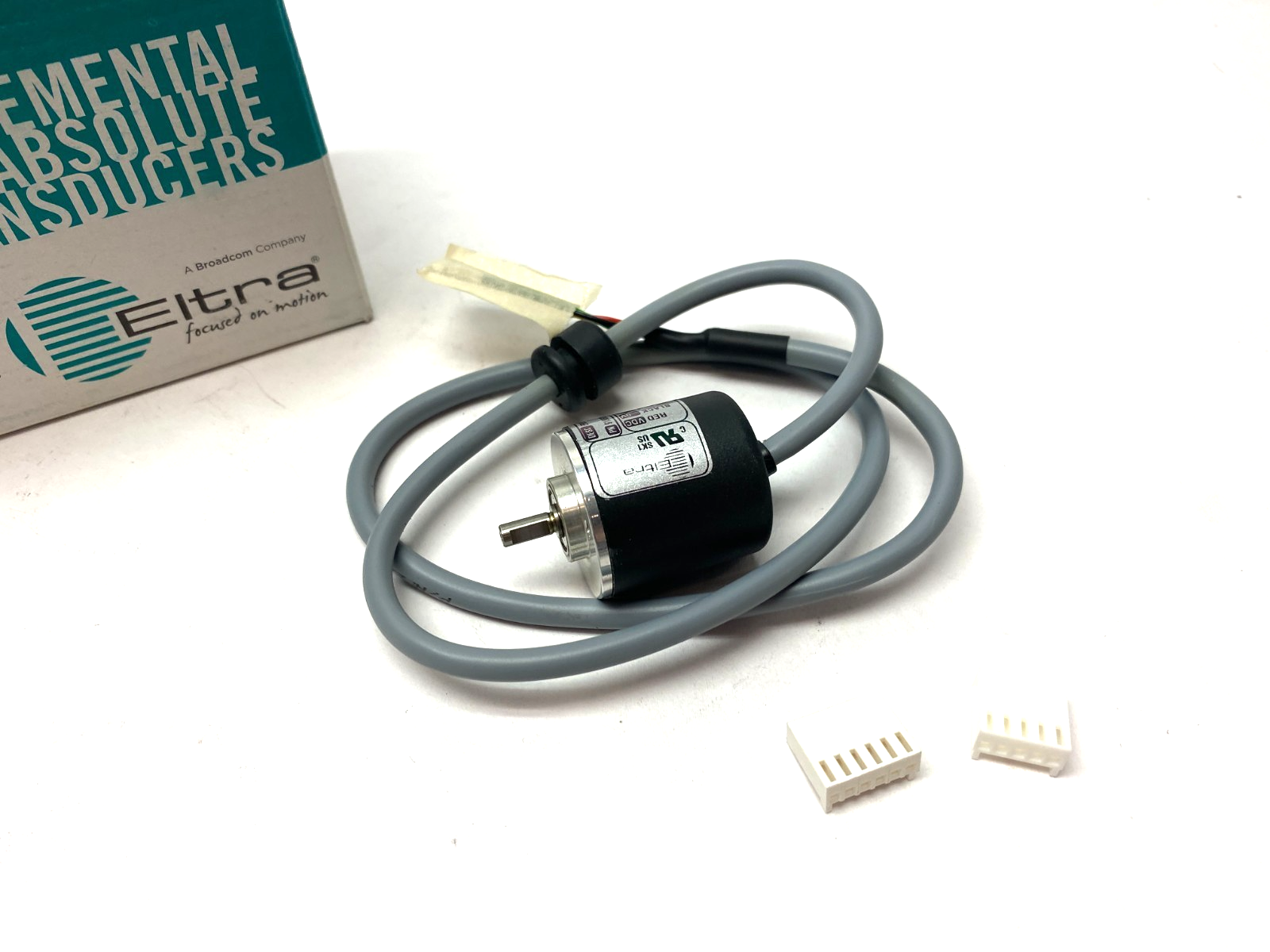 Eltra 91660003 Shaft Driven Encoder 4mm Shaft ER30E500S5P4X3PA0,7.785 - New – Open box - Maverick Industrial Sales