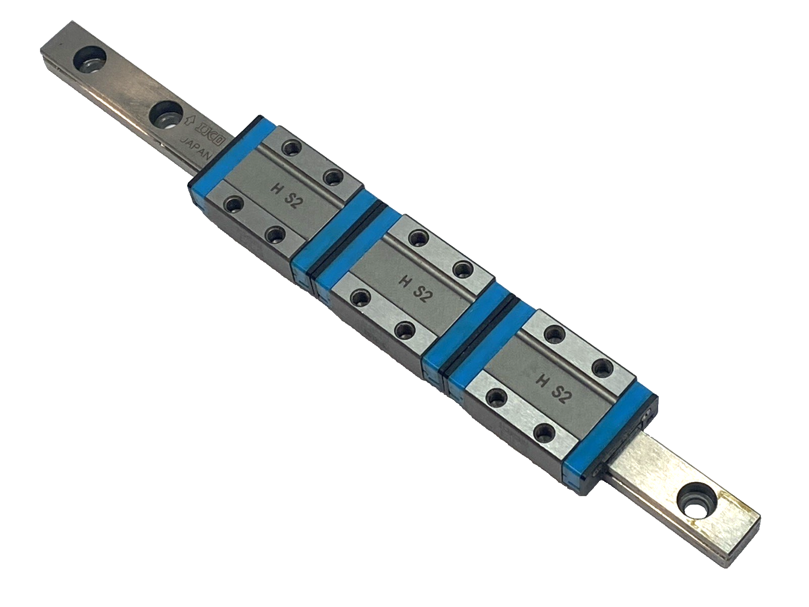 IKO LWL9B Miniature Linear Guide Rail 158mmx9mm w/3 Carriage Blocks - Maverick Industrial Sales