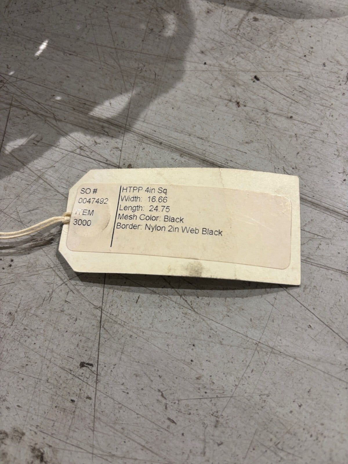 Incord Baynets Pallet Racking Safety Netting / Backing, 3000, LOT OF 17 Sections - Used - Maverick Industrial Sales