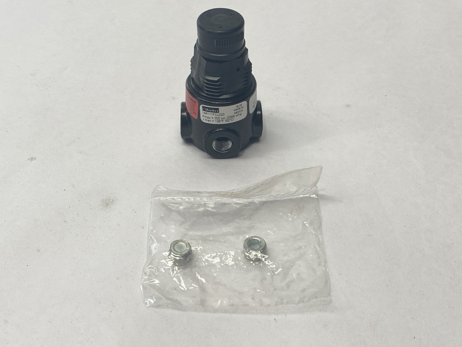 Parker 14R111FCL020 Pneumatic Regulator 1/4" NPT Ports 300psi Max Pressure - Maverick Industrial Sales