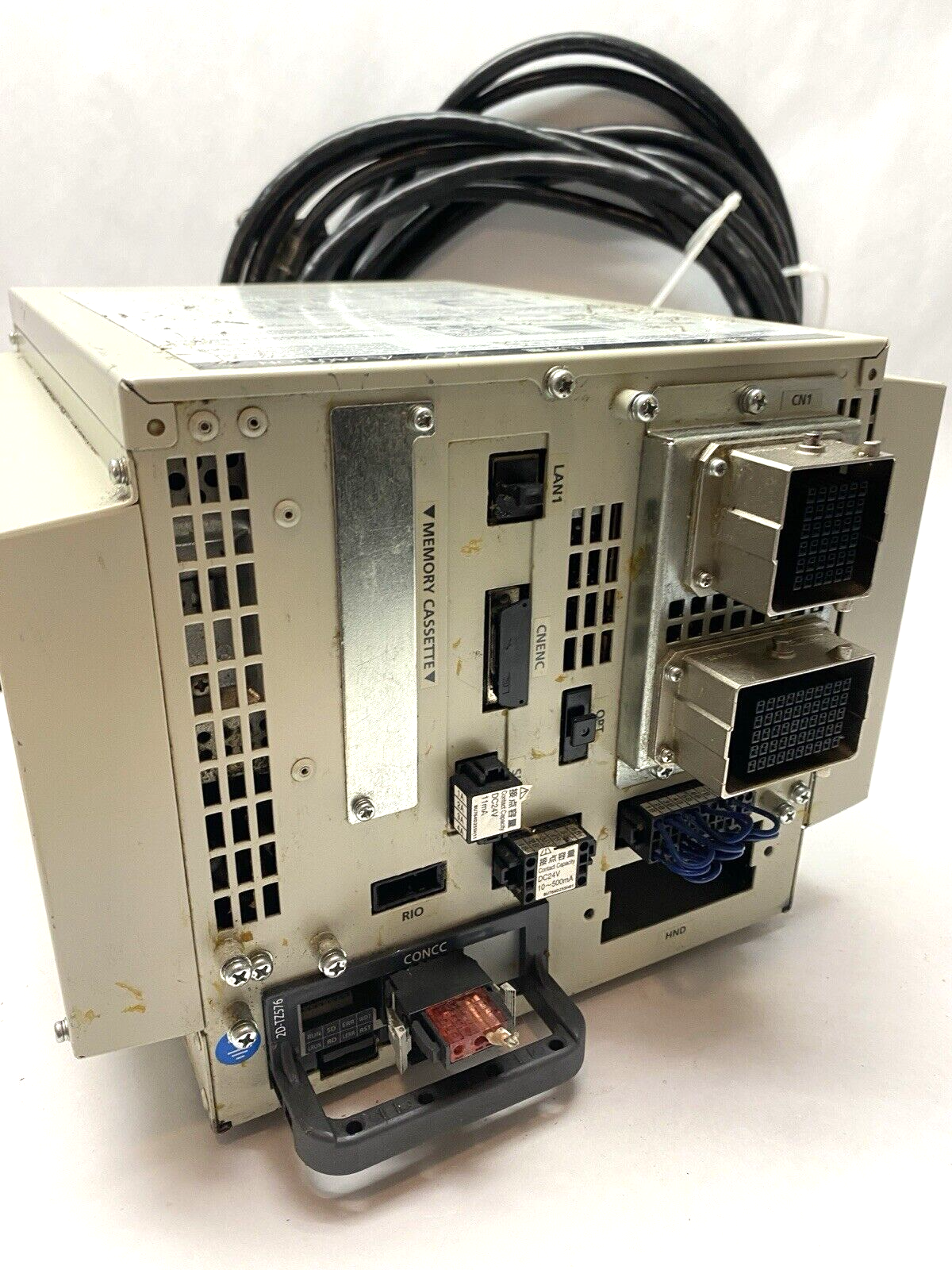 Mitsubishi RV-2SDB-S15 Industrial Robot, Melfa CR1DA-771-S15 Control and R32TB - For parts or not working - Maverick Industrial Sales