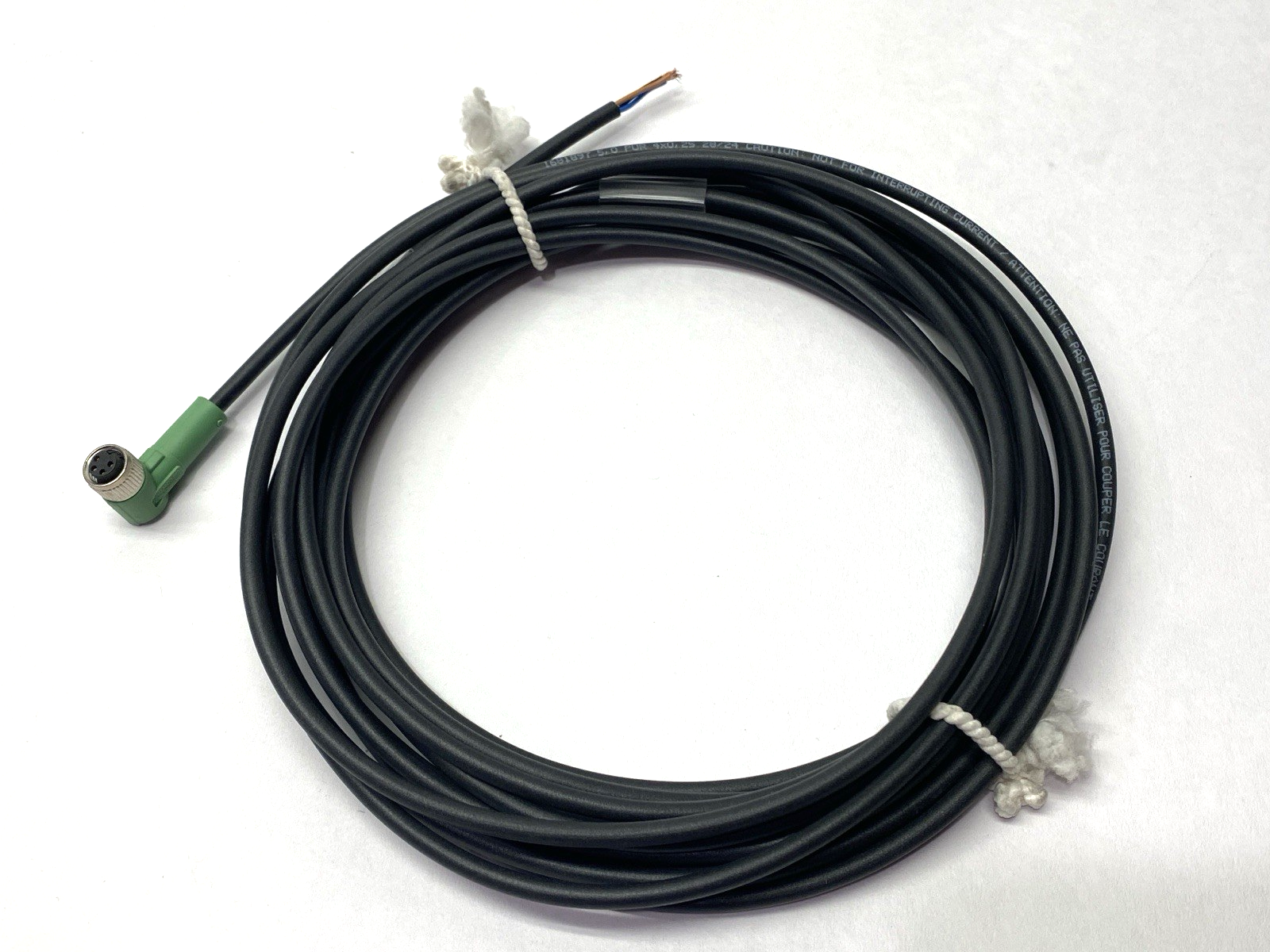 Phoenix Contact SAC-4P-5,0-PUR/M 8FR Single Ended Cordset M8 Female 5m 1681897 - Maverick Industrial Sales