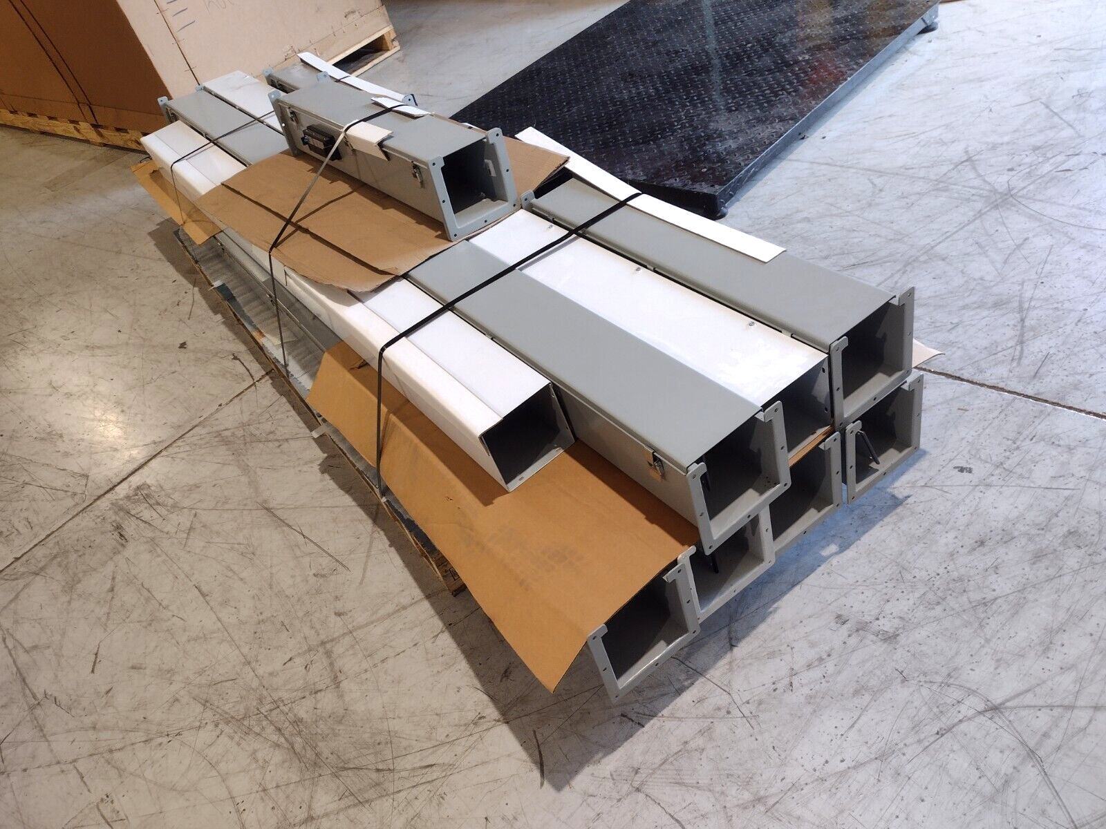 Lot of 6x6 Hoffman Wireway, F66G120, F66G96, F66L120 (X5), F66L36 (X4) - Used - Maverick Industrial Sales