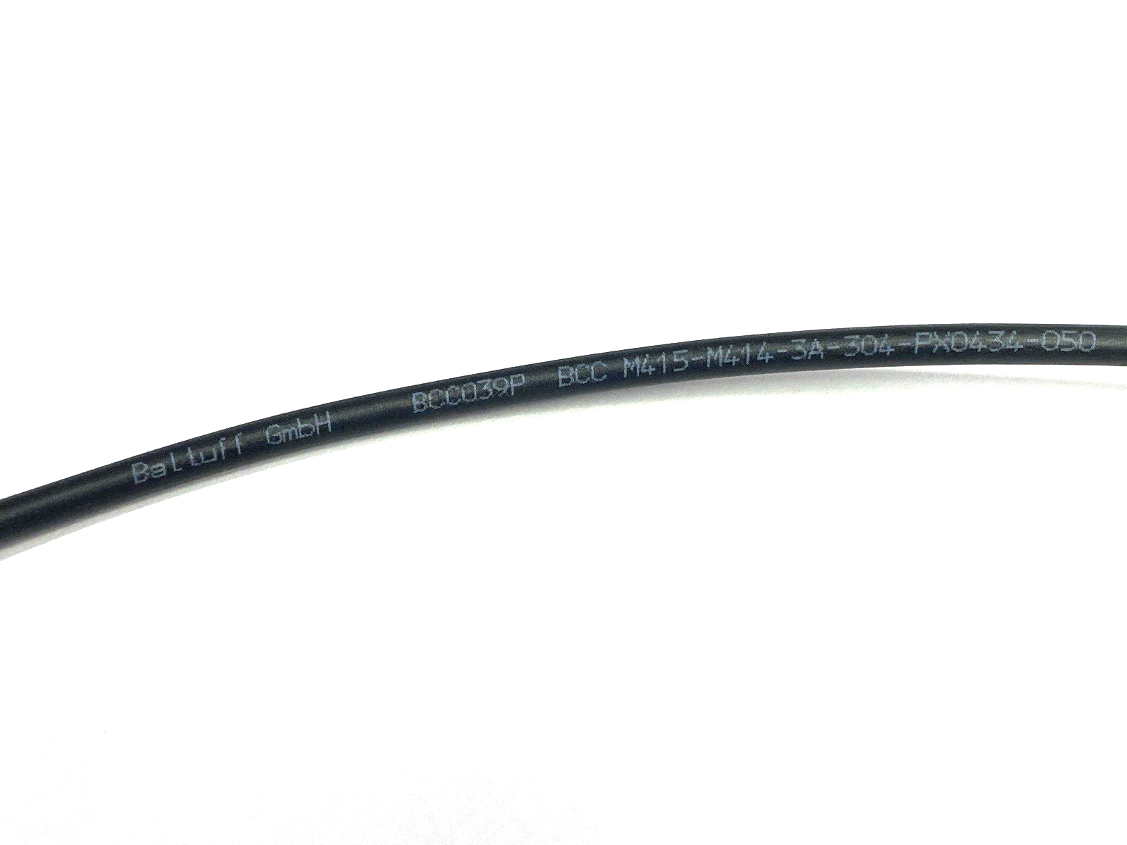 Balluff BCC M415-M414-3A-304-PX0434-050 Double-Ended Cordset M to F BCC039P - New – Open box - Maverick Industrial Sales