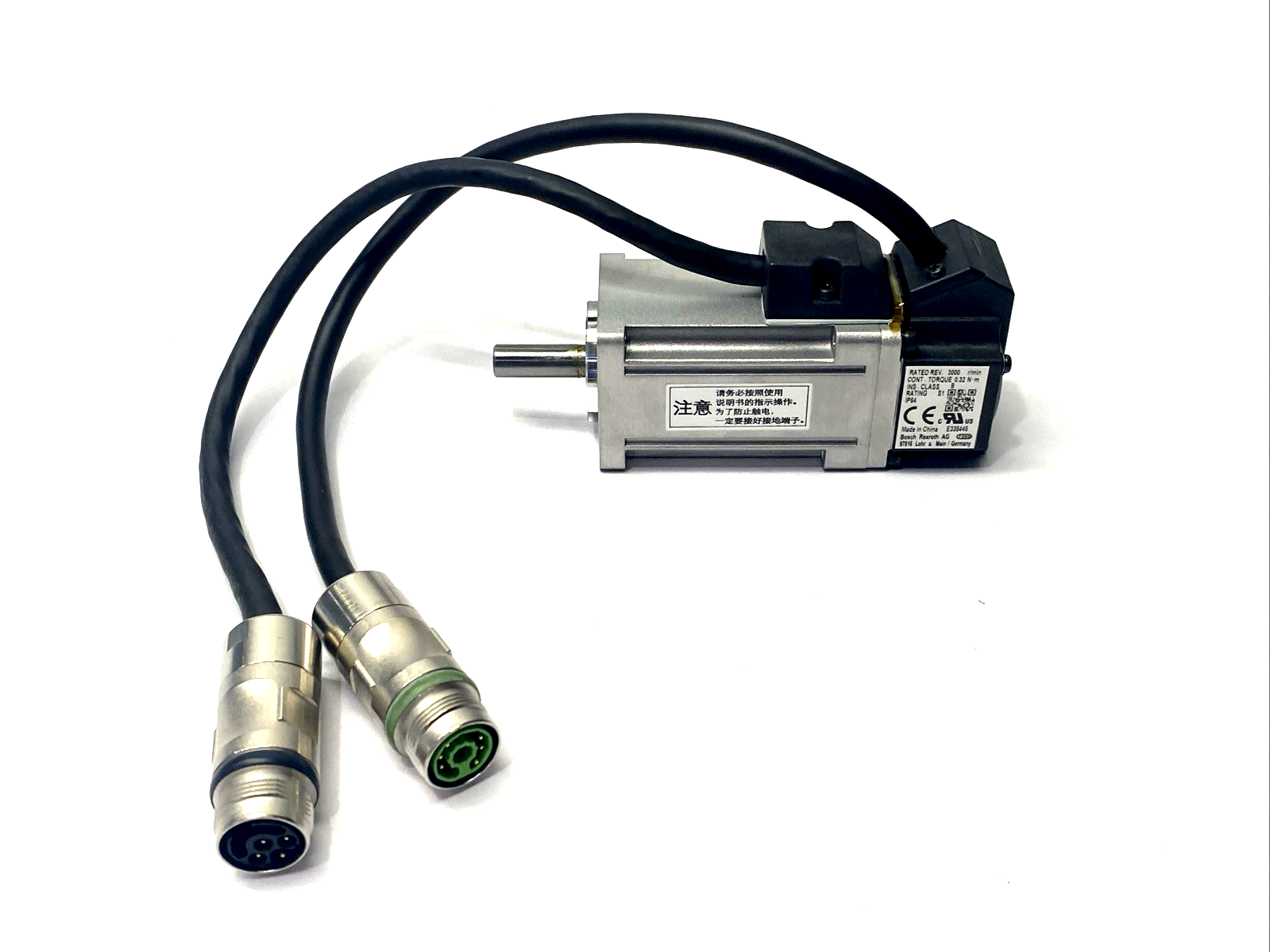 Bosch Rexroth R911344211 Servo Motor 3Ph 0.1 kW MSM019B-0300-NN-M5-MH0 - New – Open box - Maverick Industrial Sales