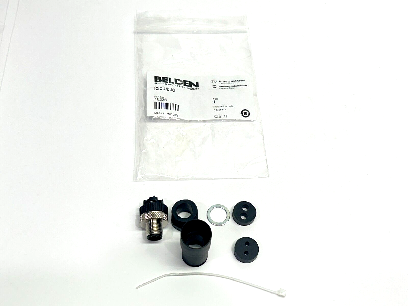 18236,RSC 4/DUO | Belden 18236 RSC 4/DUO Circular Connector 4-Pin - New – Open box - Maverick Industrial Sales