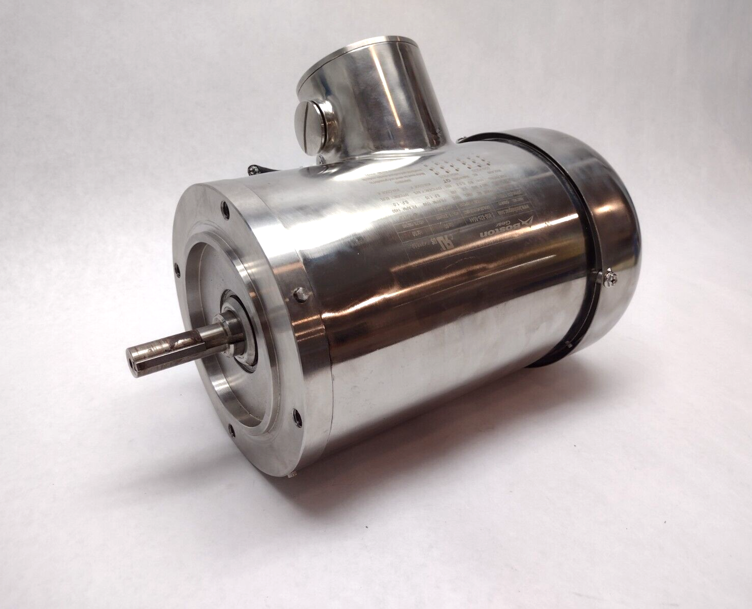 HUTF-5/8SS | Boston Gear TEFC 56C IP69K 3PH 230/460V 1HP 1750 RPM S.F: 1.15 - Used - Maverick Industrial Sales