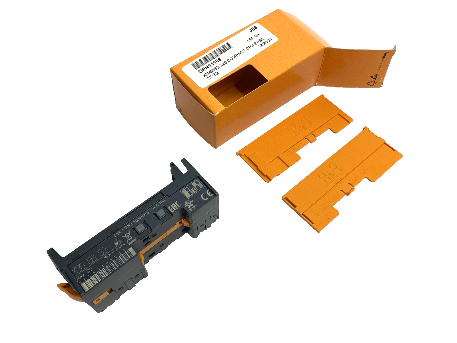 X20BB52 | B&R Rev. C0 Compact-S PLC Base RS232 Connection - New – Open box - Maverick Industrial Sales