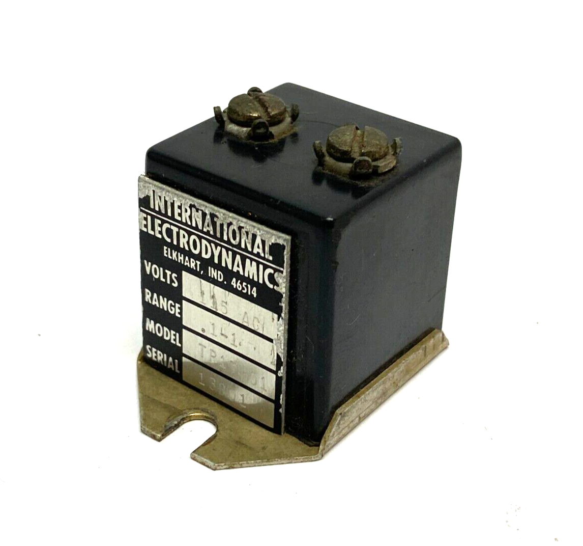 International Electrodynamics TR17-01 Time Delay Relay 2-Pole 115VAC 0.1-1 Range - Maverick Industrial Sales