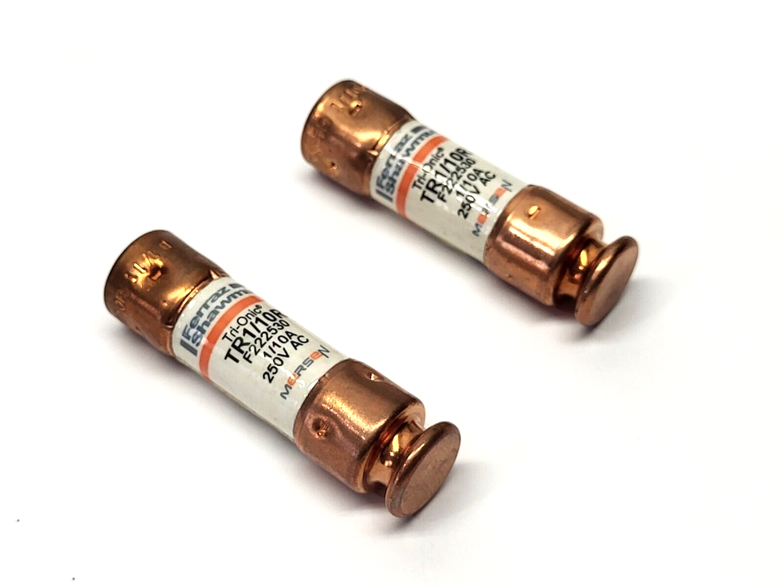 TR1/10R, F222530 | Ferraz Shawmut TR1/10R Tri-Onic Dual Element Time Delay F222530 LOT OF 2 - New Other - Maverick Industrial Sales