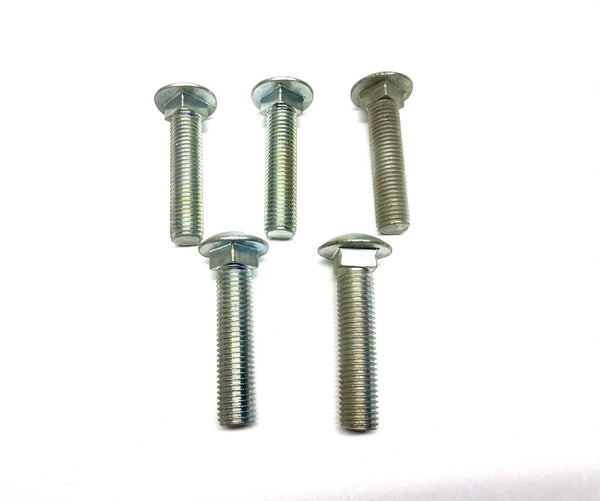 3/4-10X3 1/2 Carriage Bolt, Zinc Plated, LOT OF 5 Bolts