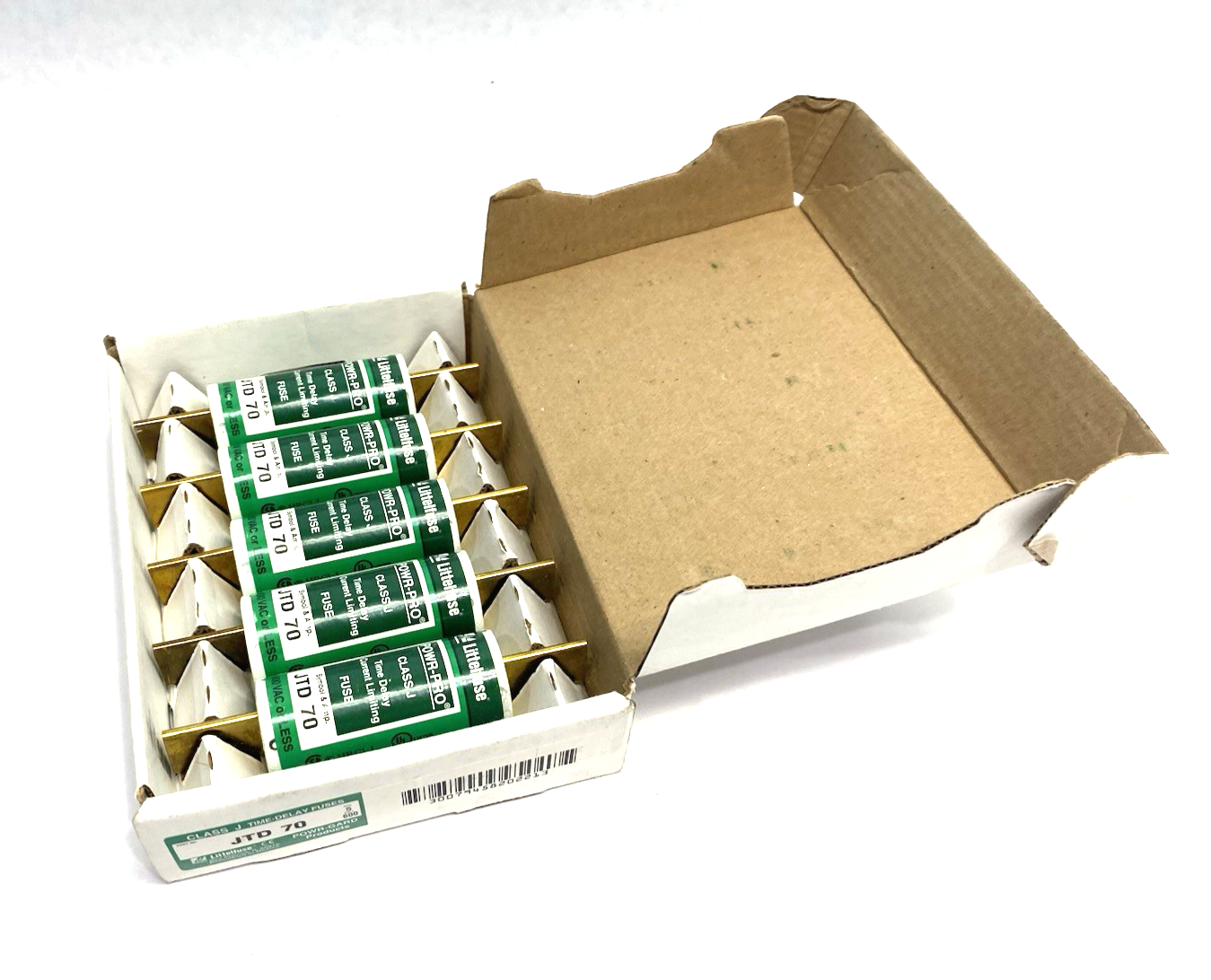 Littelfuse JTD070 Powr-Pro Slow-Blo Time Del. Fuse 600V T/D CLASS J 70A BOX OF 5 - Maverick Industrial Sales