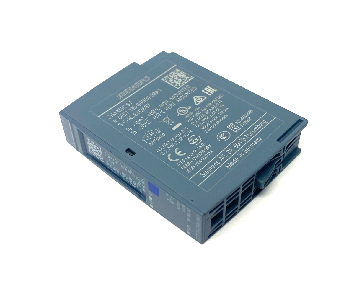 Siemens 6ES7 135-6GB00-0BA1 SIMATIC ET 200SP Analog Output Module AQ 2xI - Maverick Industrial Sales
