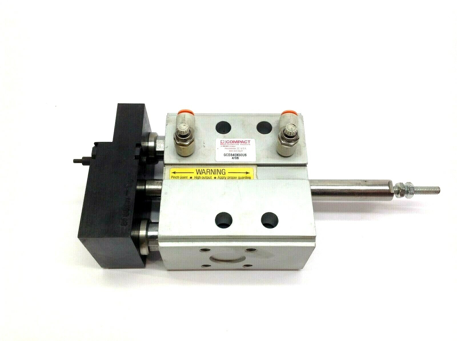 Compact GCD340X50US Pneumatic Slide Table - Maverick Industrial Sales