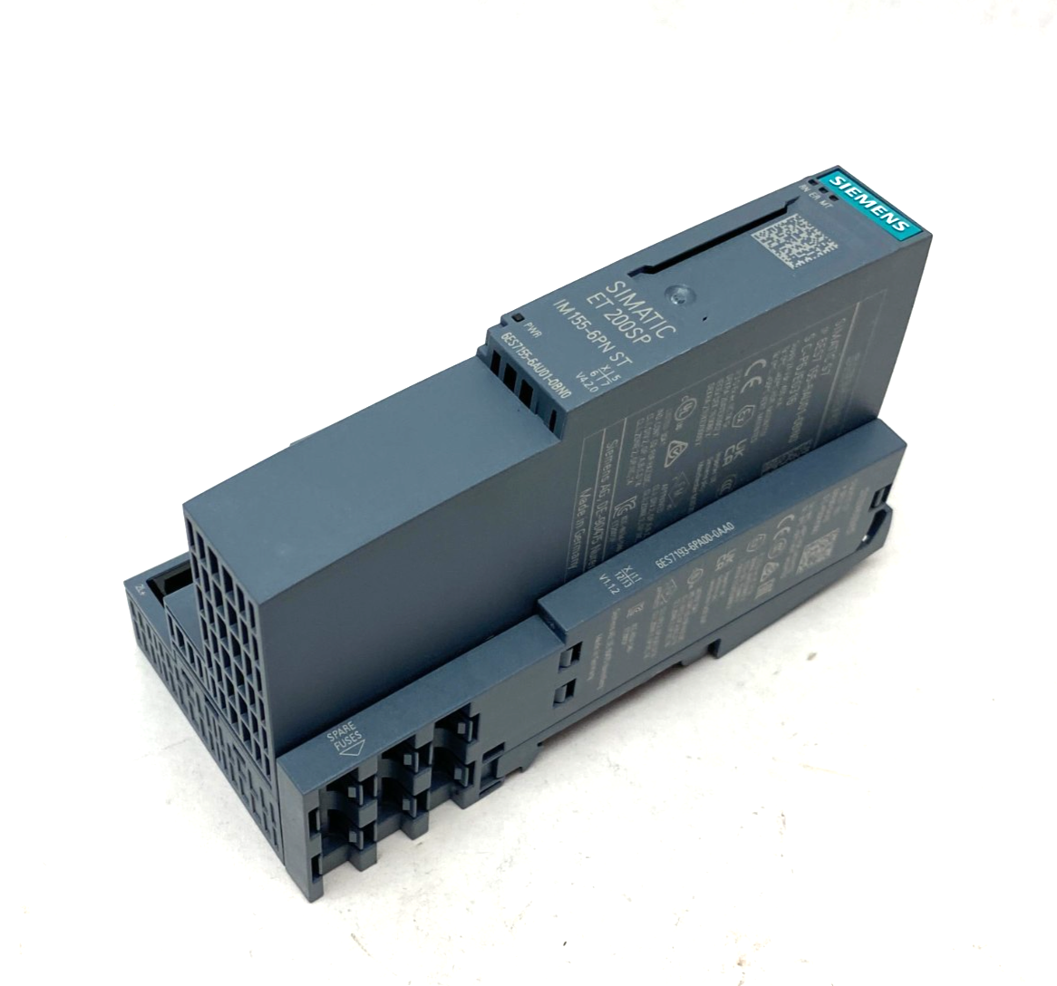 Siemens 6ES7155-6AU01-0BN0 SIMATIC ET 200SP PROFINET Interface Mod. IM155-6PN ST - Maverick Industrial Sales