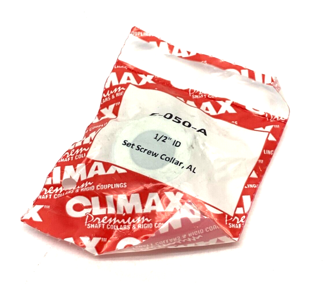 C-050-A | Climax Aluminum Set Screw Shaft Collar 1/2" ID - New - Maverick Industrial Sales
