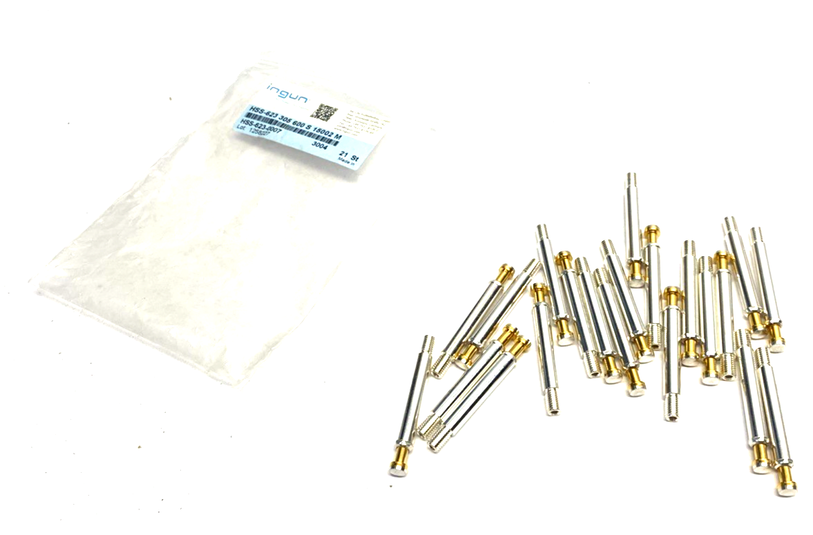 Ingun HSS-623 305 600 S 15002 M High Current Test Probe HSS-623-0007 LOT OF 21 - Maverick Industrial Sales