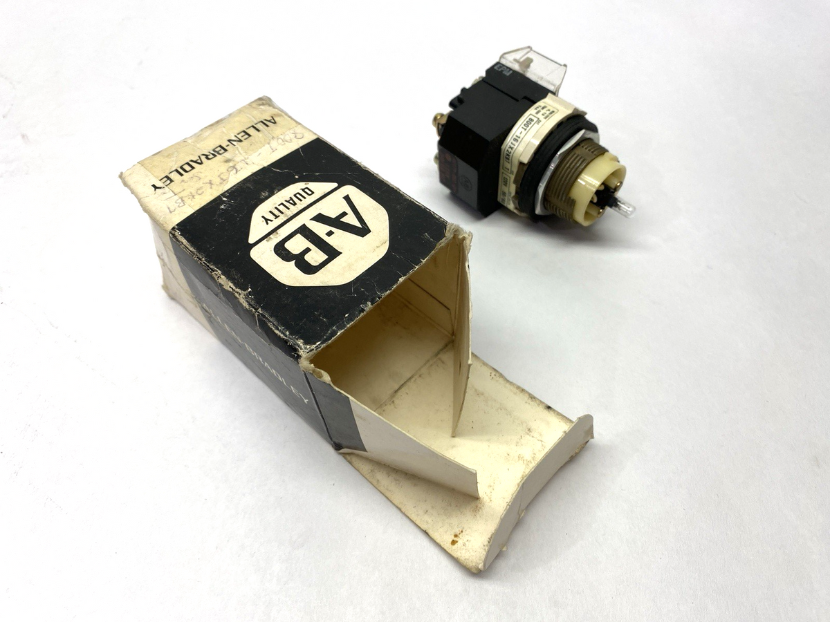 Allen Bradley 800T-16JX2KB7 Ser. T Illuminated Selector Switch 30mm 120V - Maverick Industrial Sales