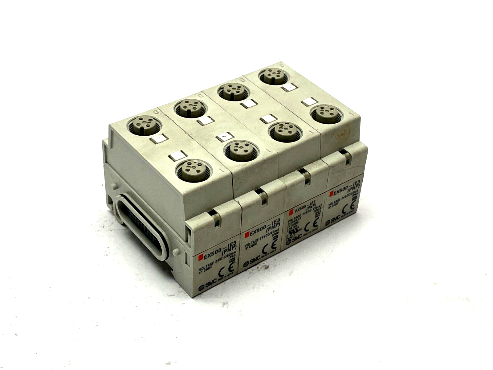 EX500-IE3 | SMC Extension Input Block LOT OF 4 - Used - Maverick Industrial Sales