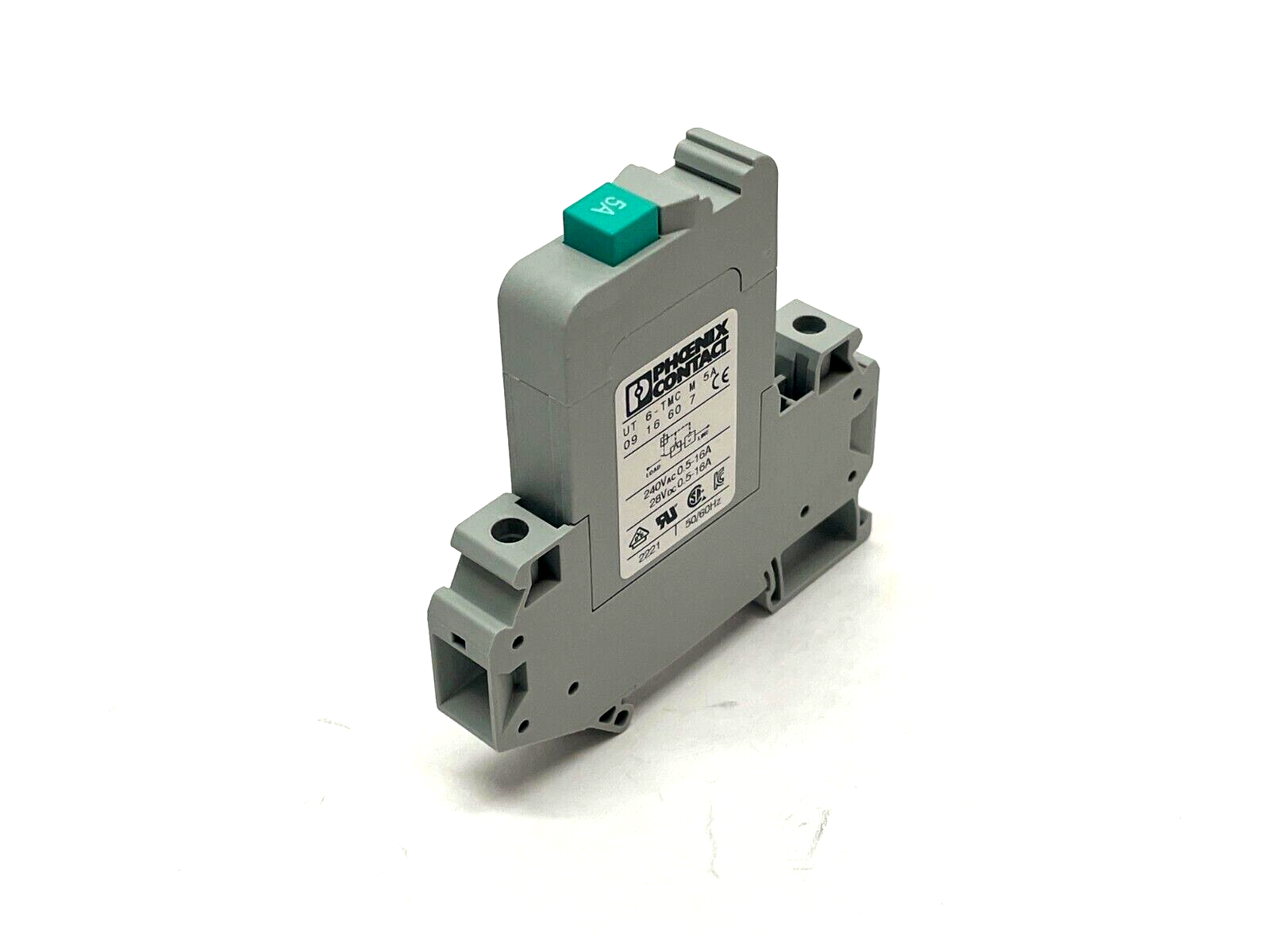 Phoenix Contact UT 6-TMC M 5A Thermomagnetic Device Circuit Breaker 0916607 - Maverick Industrial Sales