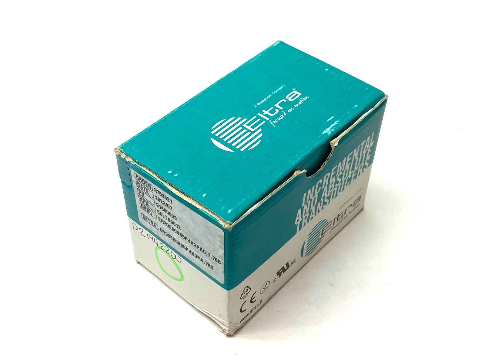 Eltra 91660003 Shaft Driven Encoder 4mm Shaft ER30E500S5P4X3PA0,7.785 - New – Open box - Maverick Industrial Sales