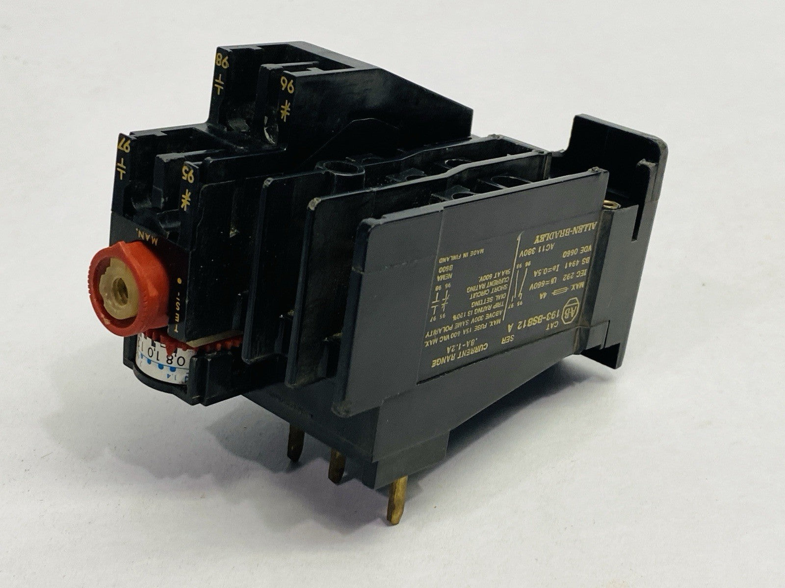 Allen Bradley 193-BSB12 Ser A Overload Relay 0.8A-1.2A - Maverick Industrial Sales