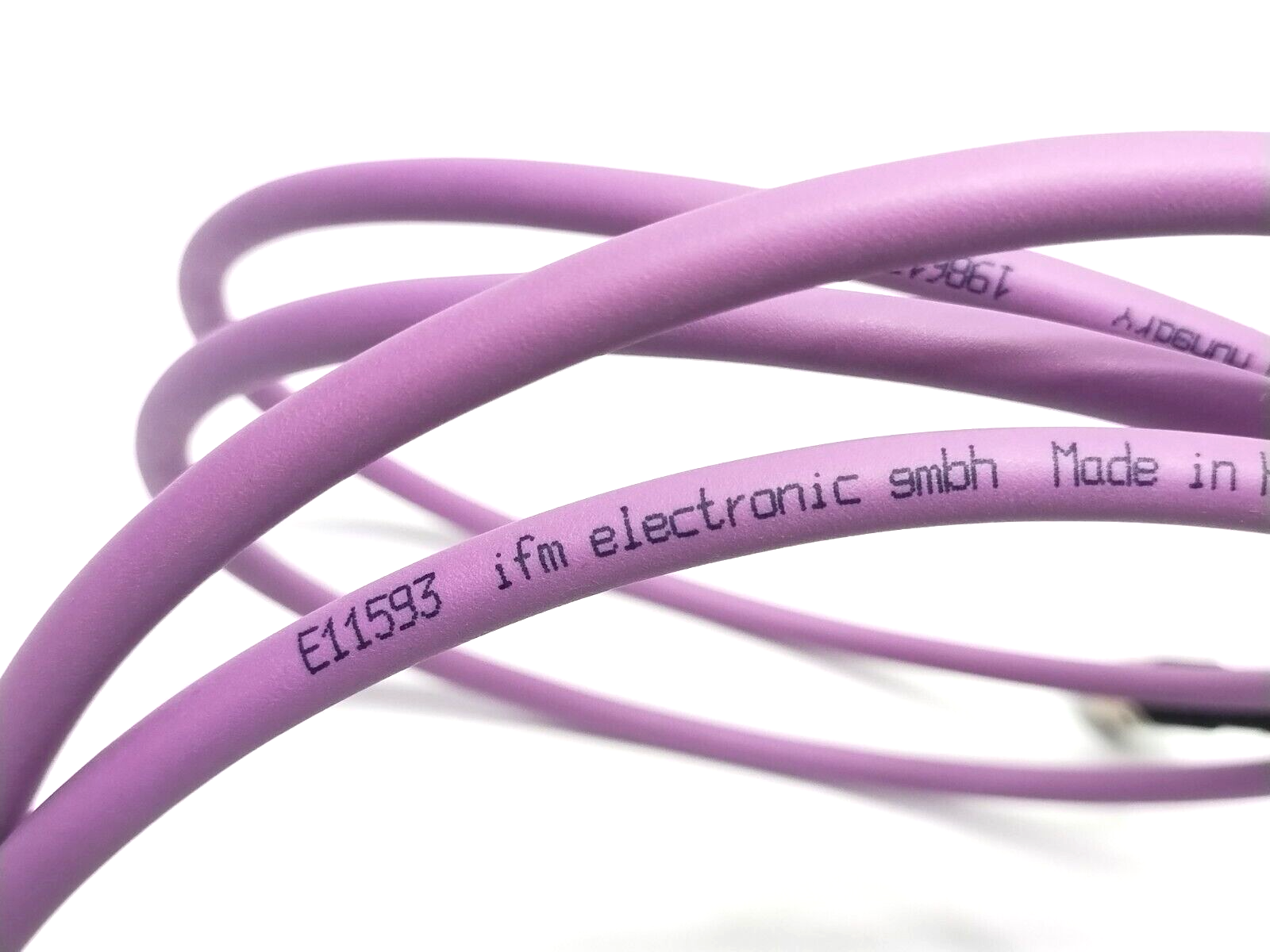 ifm E11593 Cordset M12 5-Pin Male To Female 2m VDOGH050ZDA0002C05STGH050ZDS - New – Open box - Maverick Industrial Sales