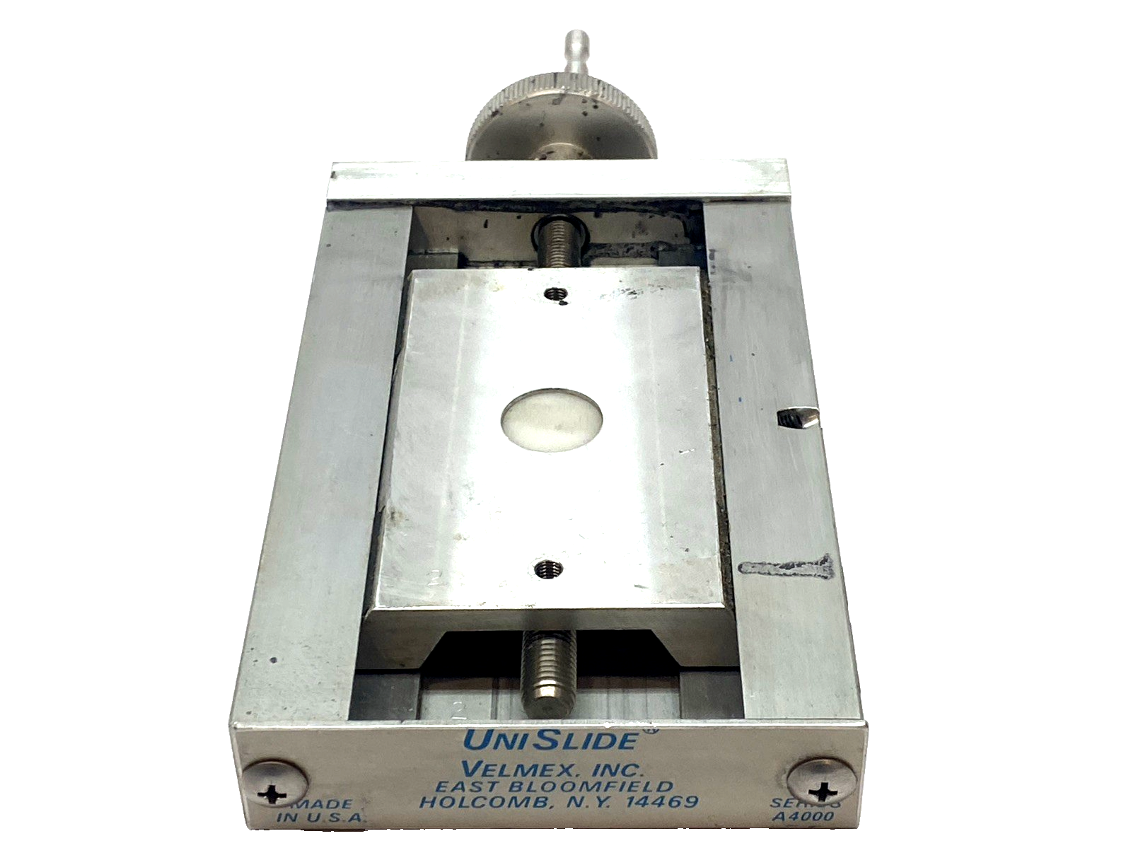 Velmex UniSlide A4000 Series Linear Slide Stage Manual Positioner Assembly - Maverick Industrial Sales