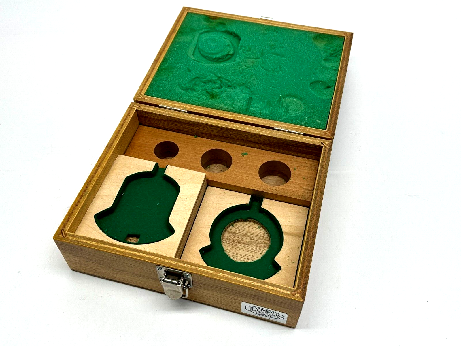 Olympus Japan Annuli Insert and Accessory Wooden Box 8-1/4" x 6-3/4" x 3-1/4" - Maverick Industrial Sales