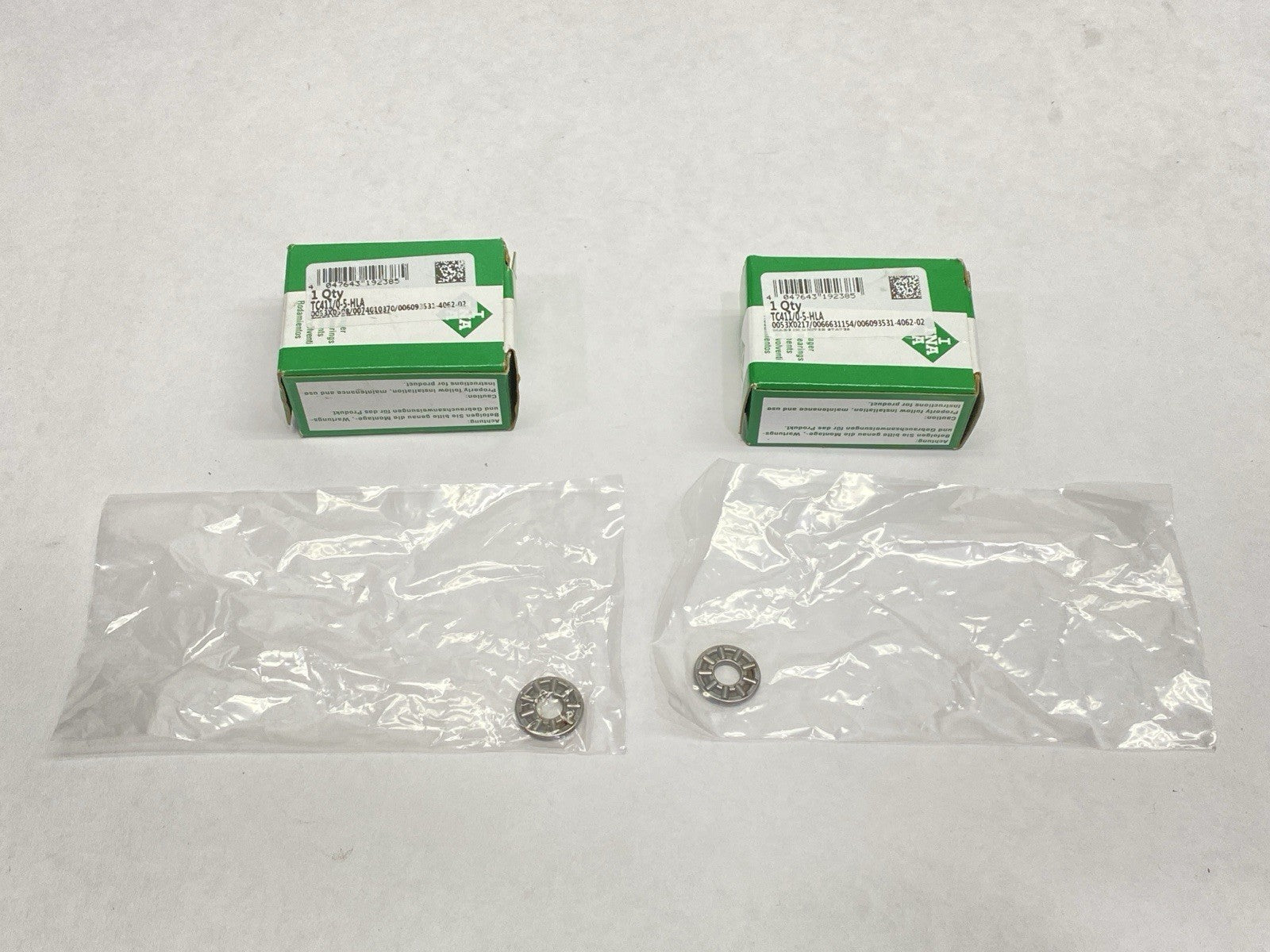 TC411/0-5-HLA | INA Needle Thrust Bearing 0.250" Bore LOT OF 2 - New - Maverick Industrial Sales