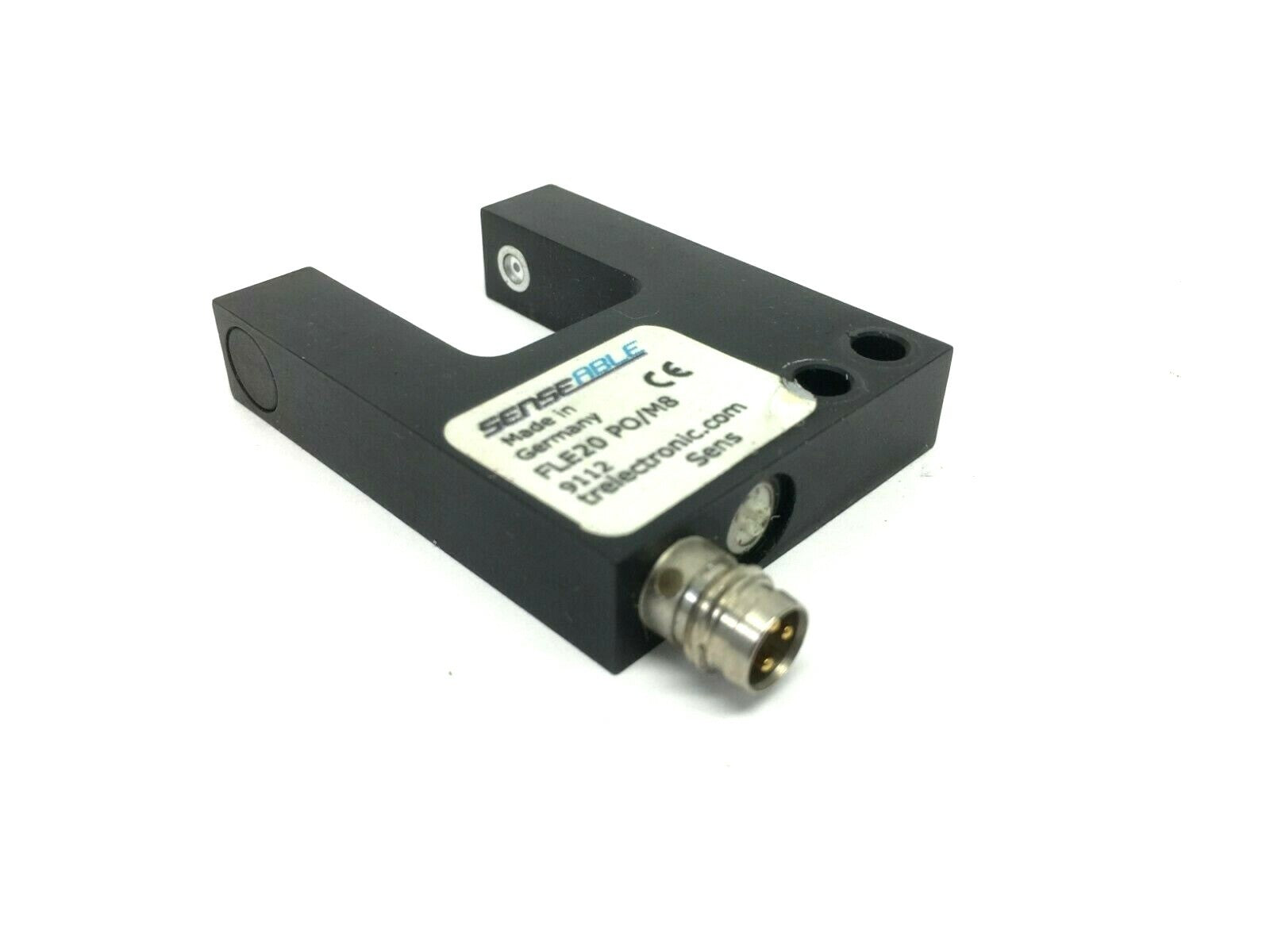 TR Electronic FLE20 PO/M8 SENSEable Fork Light Barrier 9112 - Used - Maverick Industrial Sales