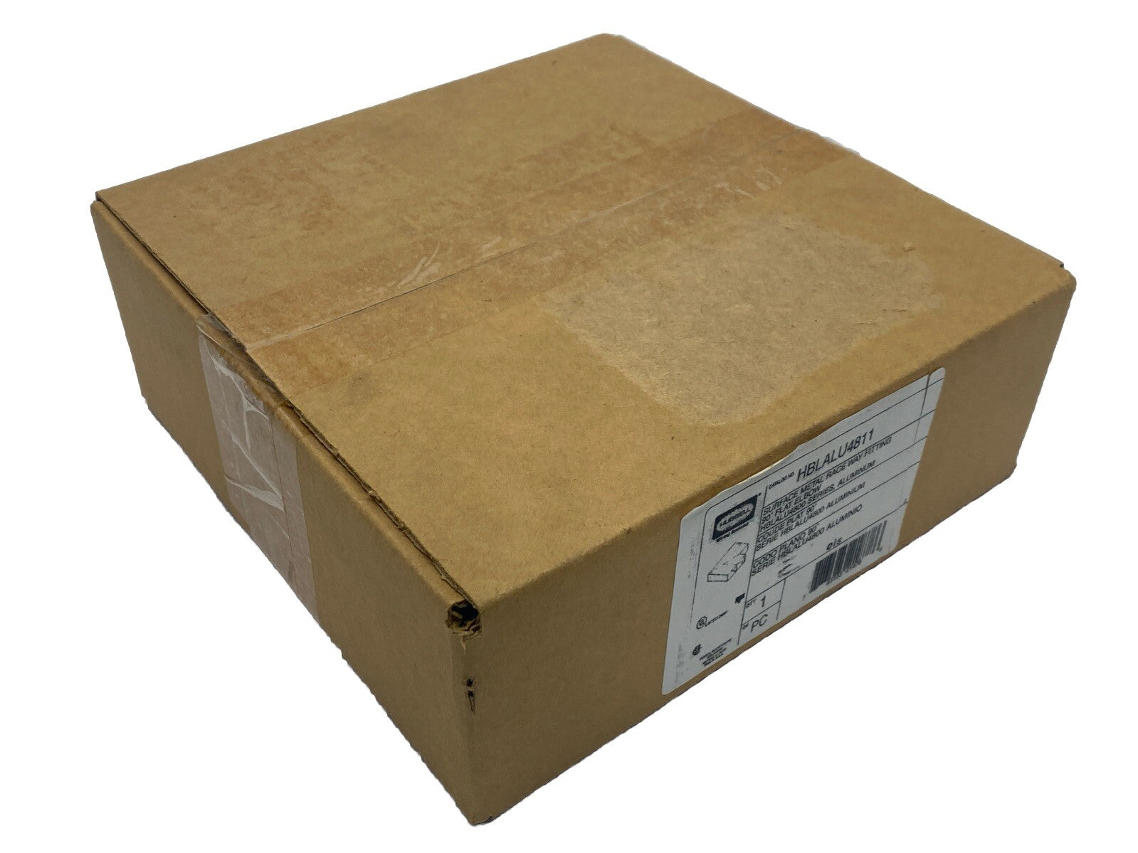 Hubbell HBLALU4811 Metal Raceway 90 Degree Flat Elbow - New - Maverick Industrial Sales